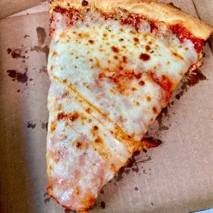 Slice of cheese pizza