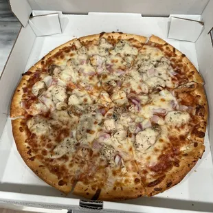 BBQ Chicken with onions