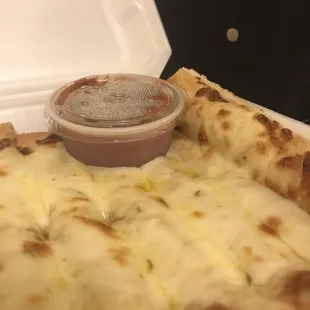 I wish this picture could show the sheer amount of cheese on these. If you love cheese then you might love these.