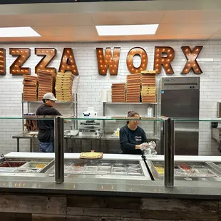 two people working in a restaurant