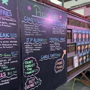 Menu as of April 2024