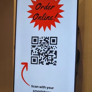 Scan to order
