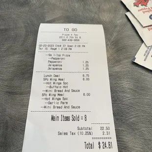 Receipt