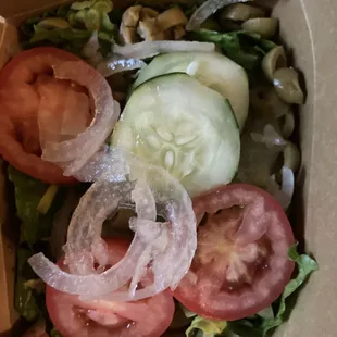 Specifically checked and wrote in notes extra red onions and they put on white.