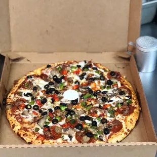 pizza, food