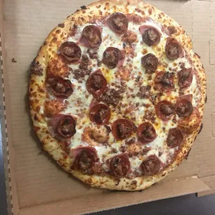 pizza, food