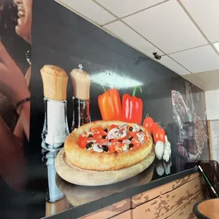 pizza, food