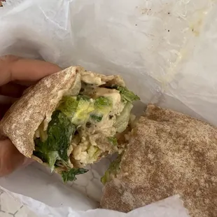 Chicken ceasar wrap