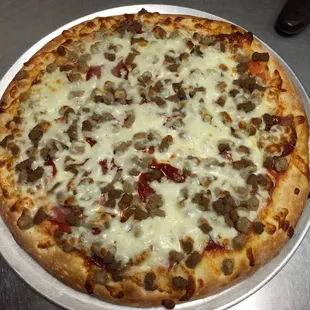 12" Medium pizza- All Meat