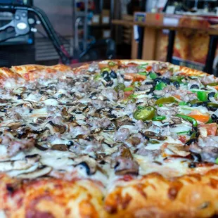 1/2 meat combo and 1/2 house combo