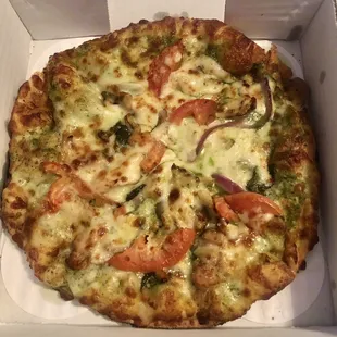 Chicken Pesto Pizza