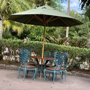 Covered Outdoor Seating.