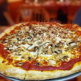 Mushroom pizza