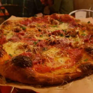 pizza, food