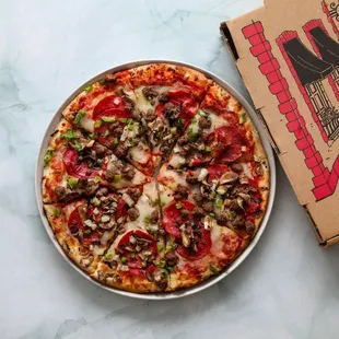 takeout supreme pizza
