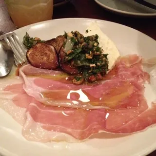 Arugula, prosciutto di Parma grana pizza