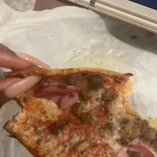 Thinnest pizza ever