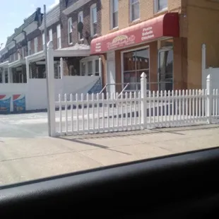 Pizzaland viewed from Primson Ave