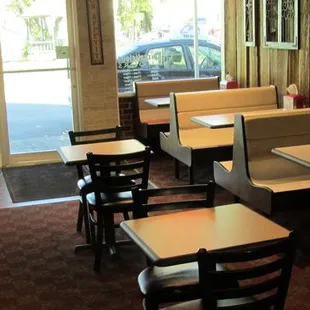 the interior of a restaurant