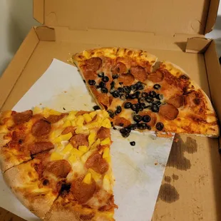 Pep and olive and pep and Piña