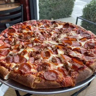 Better than the Pizzamania in Whittier, better than any pizza I've ever had!