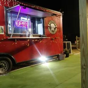 The pizza truck