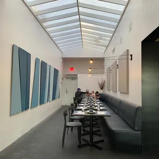 interior, sushi and sashimi
