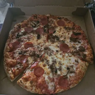 Pepperoni, Beef, Mushroom