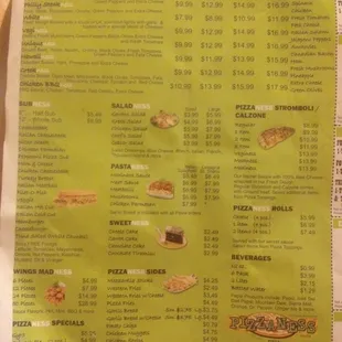 menu, soups and chowder