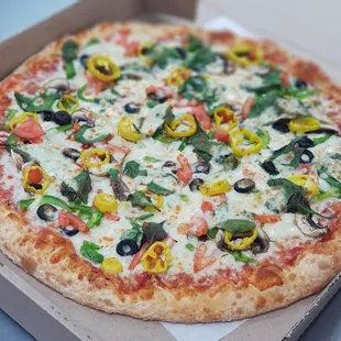 a pizza in a box
