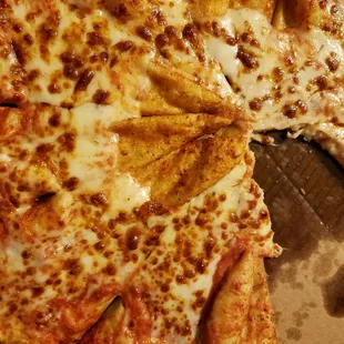 Possibly the worst pizza I've ever had. Threw it away!