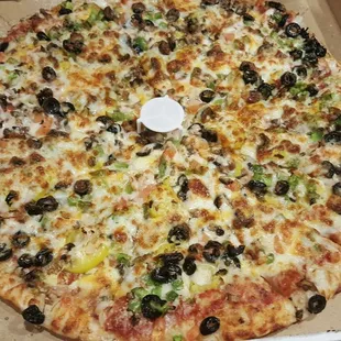 a pizza in a box