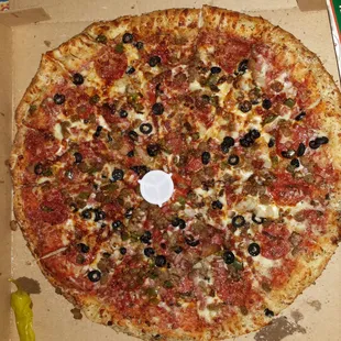 Pizanno in clermont. .really good.  Great toppings.  Good sauce. No complaints.. those who did. Well.. not tonight!