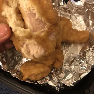 chicken wings and fried chicken, food
