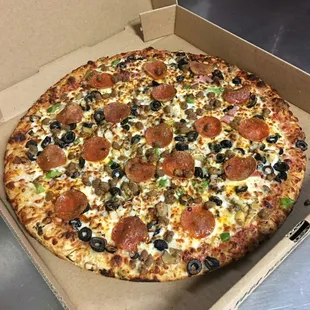 Supreme pizza.