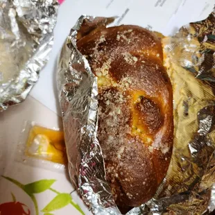 The bread mostly over toasted ?