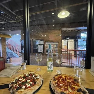 Pepperoni and vegetali(white pizza)
