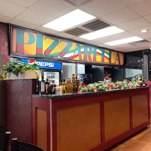 The countertop to place orders