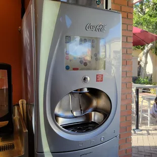 Soda machine, but it only has regular sodas (no syrups) so you can't make your own drinks.