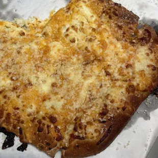 a slice of cheese pizza