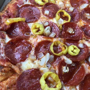 pizza, food