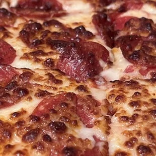 Perfect melt on Pepperoni Pizza