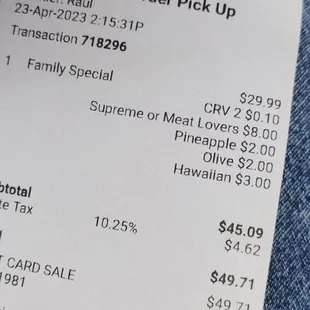 That's a LOT for what I ordered.