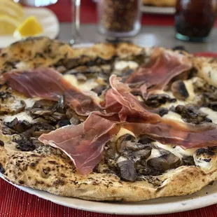 a plate of food on a table