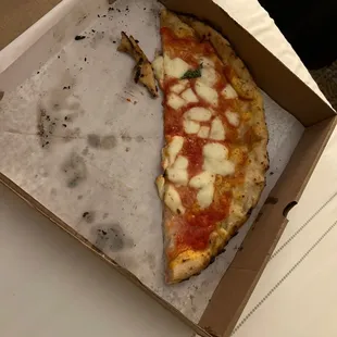 Gluten free margherita pizza.  Sorry ate half too quickly!!