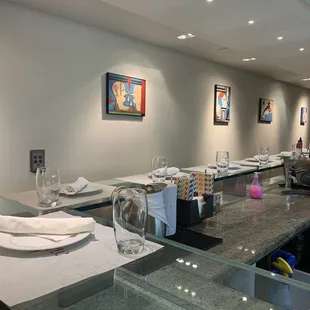 View from behind the bar into the main room.