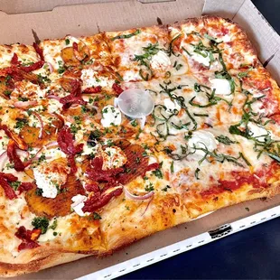 1/2 potato, 1/2 cheese