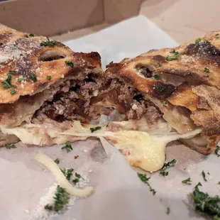 Cheesesteak stromboli
