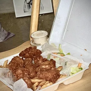 10 pc Chicken Wings Dinner Plate
