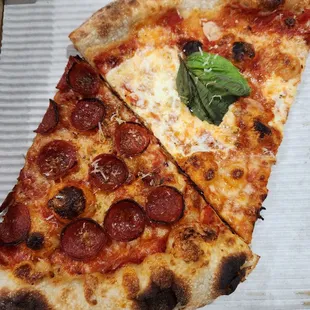 Margherita &amp; pepperoni